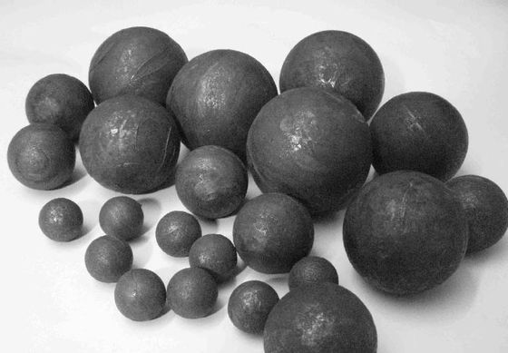 60Mn a forgé les billes d'acier de meulage 65HRC pour l'exploitation d'énergie