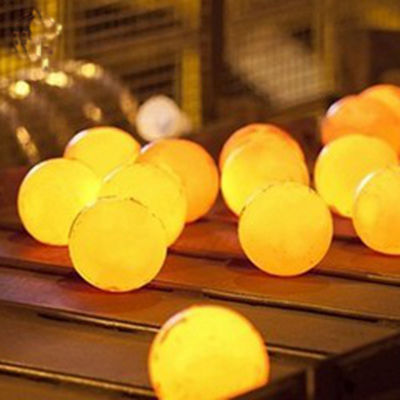 20mm 40mm ont forgé les billes d'acier de meulage de roulement 45HRC pour l'exploitation d'énergie